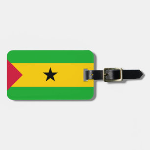 Flagge von Sao Tome und Principe Easy ID Persönlic Gepäckanhänger