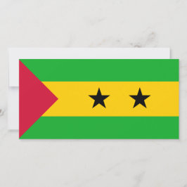 Flagge von São Tomé und Príncipe (São Tomé und Prí Karte