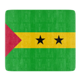 Flagge von São Tomé und Príncipe (São Tomé und Prí Schneidebrett