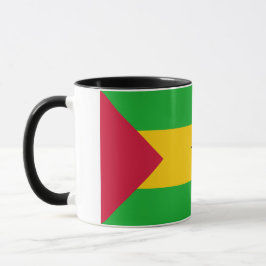 Flagge von São Tomé und Príncipe (São Tomé und Prí Tasse