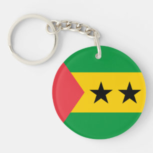 Flagge von São Tomé und Principe Schlüsselanhänger