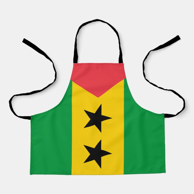 Flagge von São Tomé und Príncipe Schürze (Vorderseite)