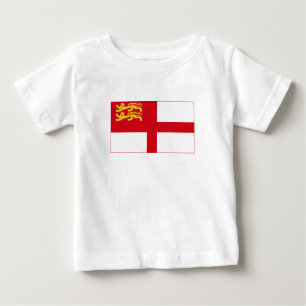 Flagge von Sark Baby T-shirt