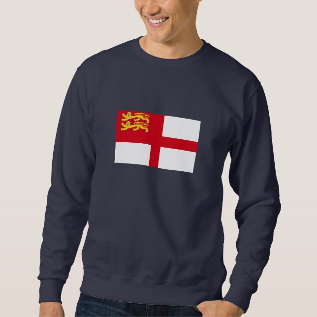 Flagge von Sark Sweatshirt (Vorderseite)