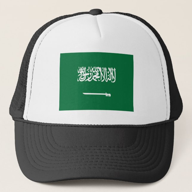 Flagge von Saudi-Arabien Truckerkappe (Vorderseite)