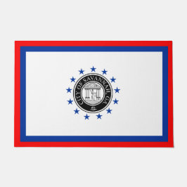 Flagge von Savannah (Georgien) Fußmatte