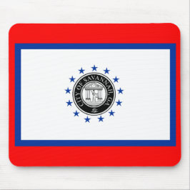 Flagge von Savannah (Georgien) Mousepad