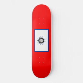 Flagge von Savannah (Georgien) Skateboard