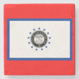 Flagge von Savannah (Georgien) Steinuntersetzer