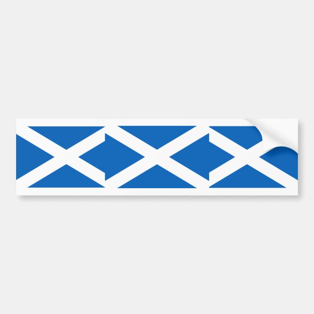 Flagge von Schottland - Banner des Autoaufklebers  Autoaufkleber (Vorne)