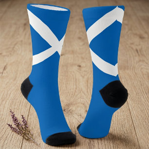 Flagge von Schottland Patriotische Tartan-Schottla Socken