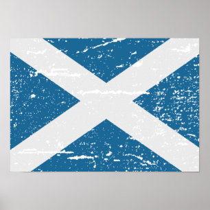 FLAGGE VON SCHOTTLAND POSTER