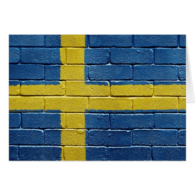 Flagge von Schweden (Vorderseite (Horizontal))