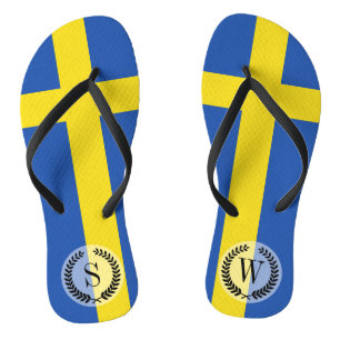 Flagge von Schweden Flip Flops