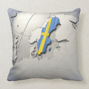 Flagge von Schweden Kissen
