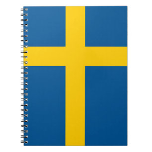 Flagge von Schweden-Notizbuch Notizblock