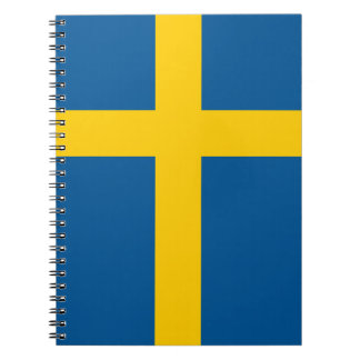 Flagge von Schweden-Notizbuch Notizblock