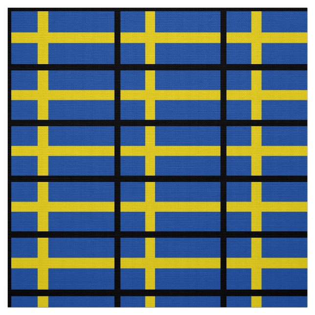 Flagge von Schweden Stoff (Muster)