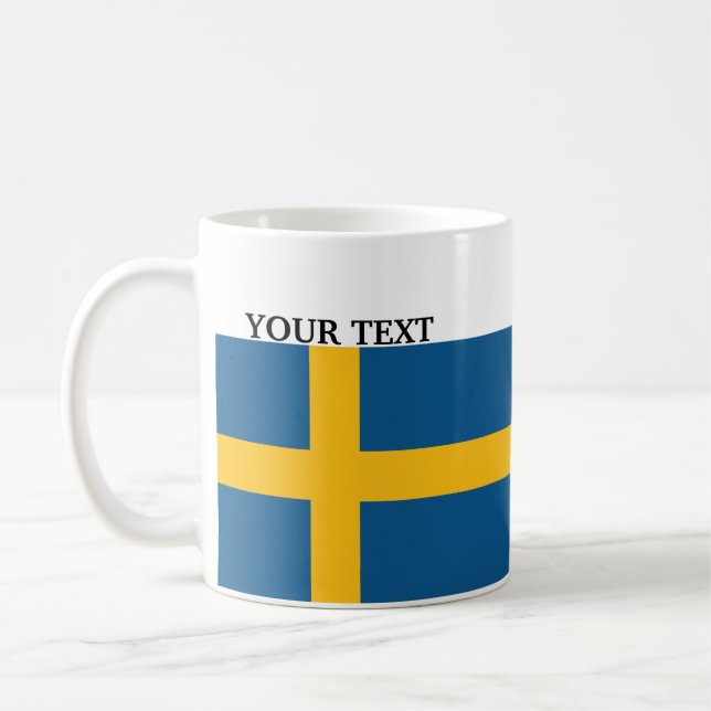 Flagge von Schweden Tasse (Links)