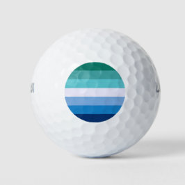 Flagge von Schwulen (LGBT-Symbol) (Gay Pride) (MLM Golfball