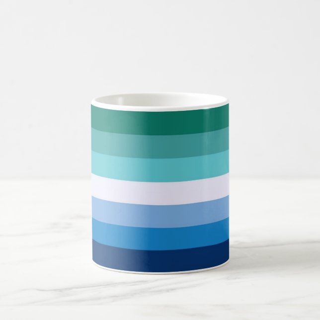 Flagge von Schwulen (LGBT-Symbol) (Gay Pride) (MLM Kaffeetasse (Mittel)