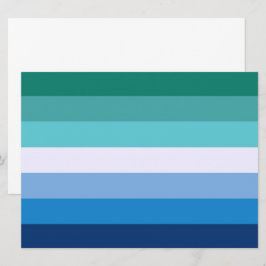 Flagge von Schwulen (LGBT-Symbol) (Gay Pride) (MLM Karte