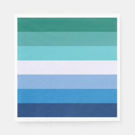 Flagge von Schwulen (LGBT-Symbol) (Gay Pride) (MLM Serviette