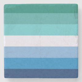 Flagge von Schwulen (LGBT-Symbol) (Gay Pride) (MLM Steinuntersetzer