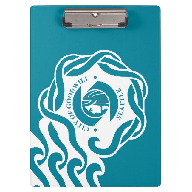 Flagge von Seattle (Washington) Klemmbrett (Vorderseite)