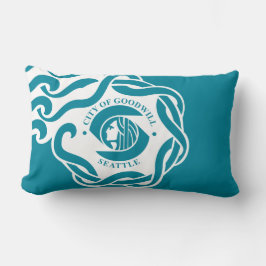 Flagge von Seattle (Washington) Lendenkissen