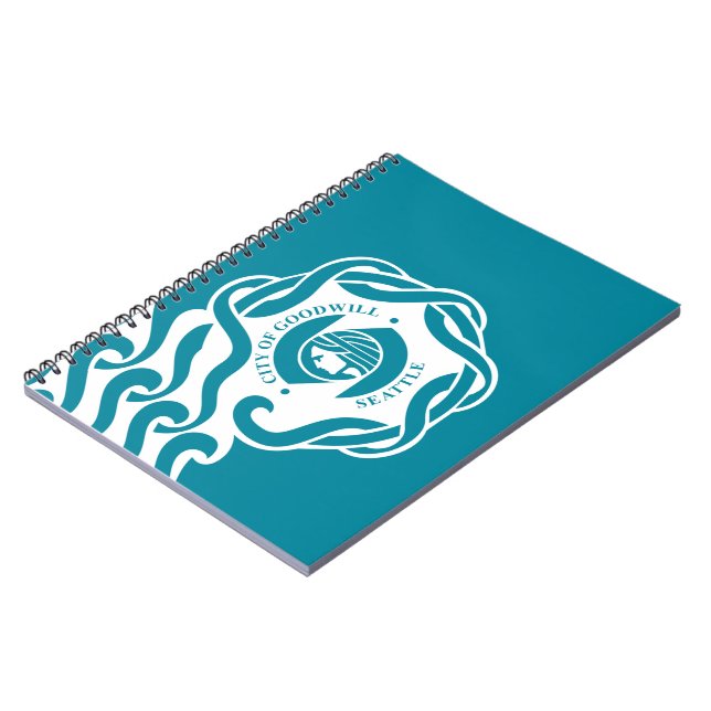 Flagge von Seattle (Washington) Notizblock (Linke Seite)