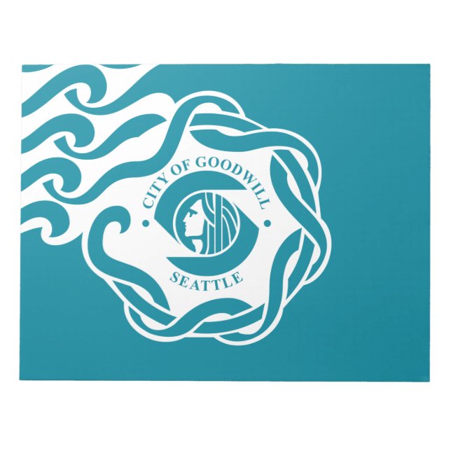 Flagge von Seattle (Washington) Notizblock (Vorderseite)