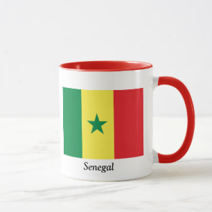 Flagge von Senegal Tasse