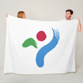Flagge von Seoul (Südkorea) Fleecedecke