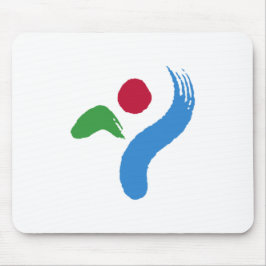 Flagge von Seoul (Südkorea) Mousepad