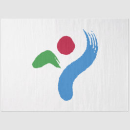 Flagge von Seoul (Südkorea) Seidenpapier