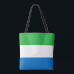 Flagge von Sierra Leone<br><div class="desc">Patriotische Flagge von Sierra Leone.</div>