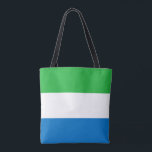 Flagge von Sierra Leone<br><div class="desc">Patriotische Flagge von Sierra Leone.</div>