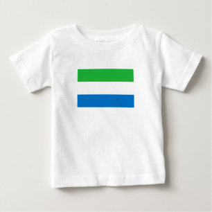 Flagge von Sierra Leone Baby T-shirt