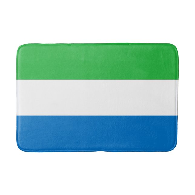 Flagge von Sierra Leone Badematte (Vorderseite)