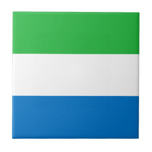 Flagge von Sierra Leone Fliese