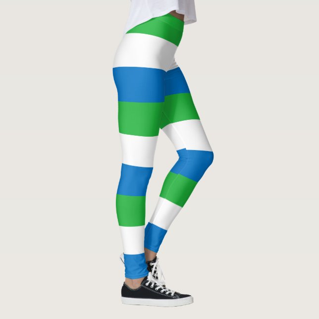 Flagge von Sierra Leone Leggings (Rechts)