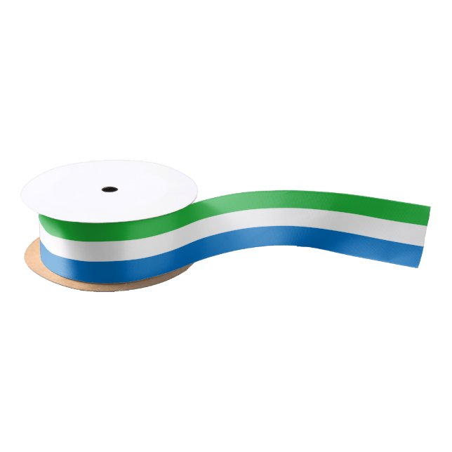 Flagge von Sierra Leone Satinband (Spule)