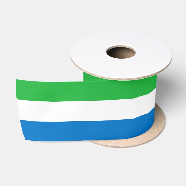 Flagge von Sierra Leone Satinband (Spule)