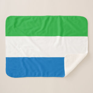 Flagge von Sierra Leone Sherpadecke
