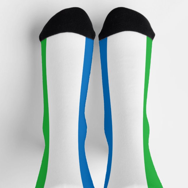 Flagge von Sierra Leone Socken (Oben)