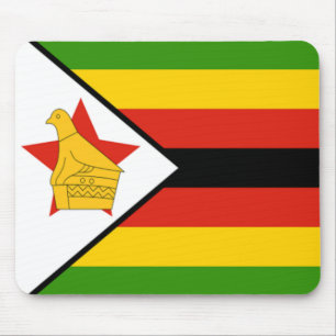 Flagge von Simbabwe Mousepad