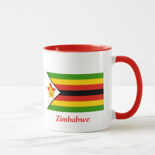 Flagge von Simbabwe Tasse