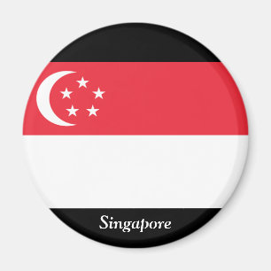 Flagge von Singapur Magnet