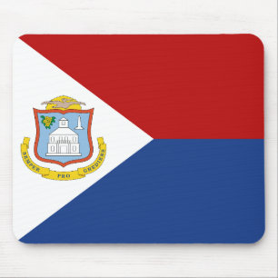 Flagge von Sint Maarten Mousepad